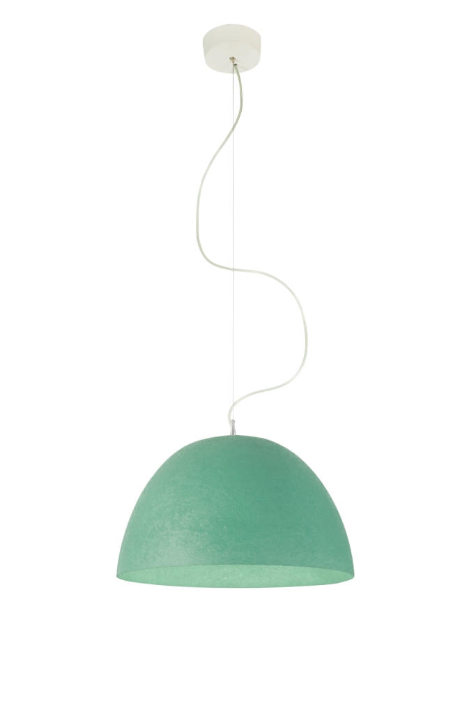 Pendant Lamp H2O Nebulite In-Es Artdesign Collection Luna Color Turquoise Size 27,5 Cm Diam. 46 Cm
